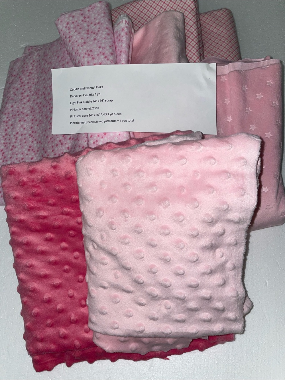 4-5 LB MIXED 4-Way Stretch FABRIC BUNDLE • USABLE PIECES • Flannel — Sewing — H3